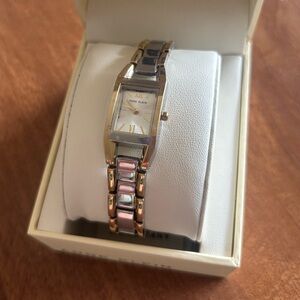 Anne Klein Gold and Silver Women's Watch
